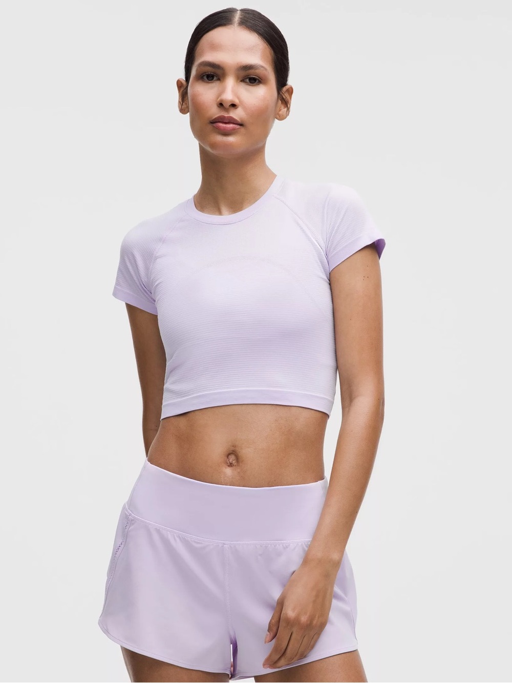 Lululemon Swiftly Tech Cropped Short Sleeve 2.0 size 4